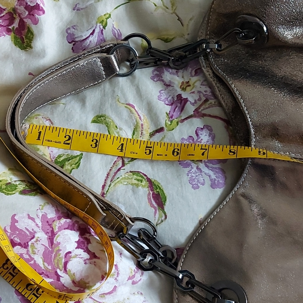 Benvenuti gold Italian leather bag - Picture 11 of 12